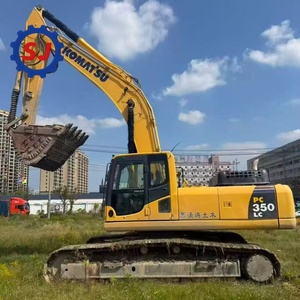 รถขุดตีนตะขาบ Komatsu PC350LC มือสองจากญี่ปุ่น น้ำหนัก 35 ตัน สำหรับงานขุดเหมือง สภาพดี - Product Image 1