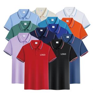 Camisetas Polo Personalizadas Baratas de Tela Suave y Fresca, Materiales de Polialgodón, Camisetas Polo de Manga Corta para Hombre - Product Image 3