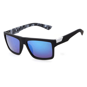Gafas de sol con revestimiento reflectante de diseñador de marca, gafas de sol cuadradas con pinchos - Product Image 1
