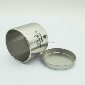Tùy Chỉnh Tái Chế Bạc Vàng Tinplate Kim Loại Lon Logo In Vít Cap Kín Món Quà Thủ Công Bao Bì Xi Lanh Ống Nến Hộp - Product Image 5