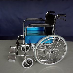 Kursi Roda Manual Baja Ringan Laris Manis, Lipat 809, Ekonomis dan Murah untuk Penyandang Disabilitas, Terapi Fisik Portabel - Product Image 6