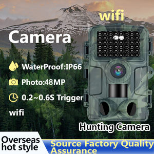 Caméra de chasse Wifi 60MP 4K, caméras pour la <span class=keywords><strong>faune</strong></span>, caméra de <span class=keywords><strong>surveillance</strong></span> pour la forêt, piège photo et vidéo, suivi, caméra de <span class=keywords><strong>surveillance</strong></span> sur sentier - Product Image 3