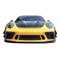 Kit carrosserie en fibre de carbone pour Porsche 911 991 GT3 RS 2018-2019 : Lame avant, Lame arrière, Jupes latérales, Aileron
