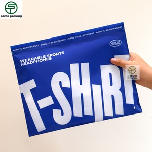 Customized Gravure Printed Recyclable Thickened Material T-shirt Hoodies Pants Socks Clothing Packaging PE Eco-Friendly Reseal - Product Image 2