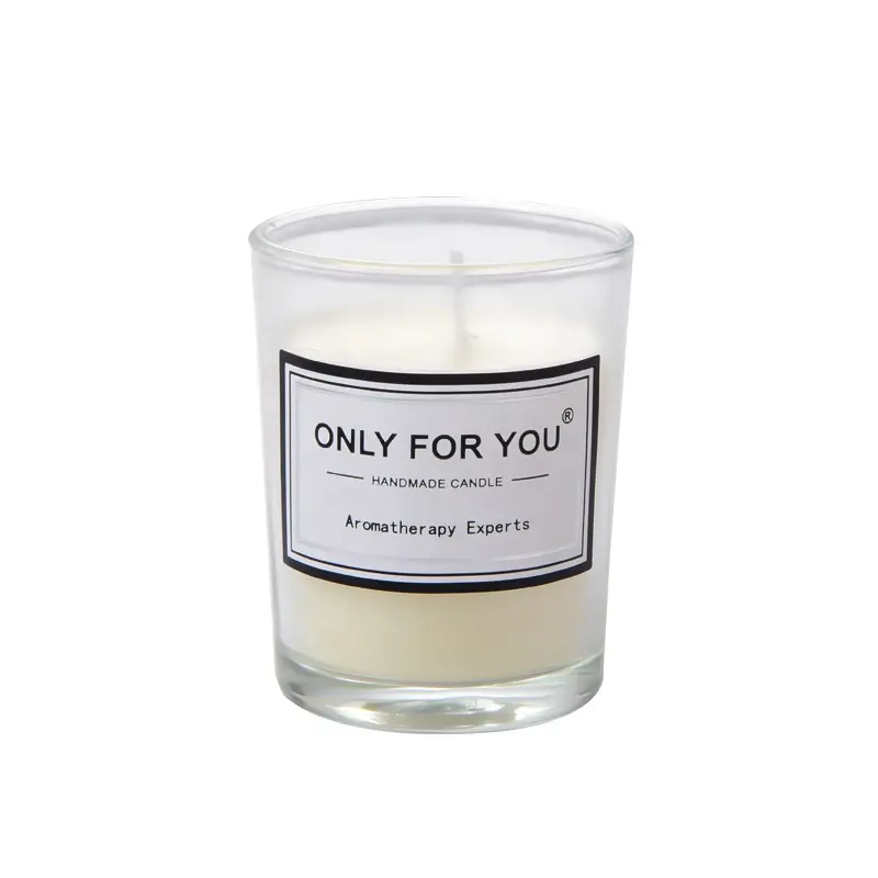 Dia dos Namorados vidro vela titular romântico pode ser personalizado alta qualidade perfumado soja luxo vela