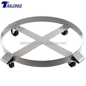 Portador de tambor de acero de 1000 libras, capacidad de 55 galones, carro de barril móvil, carrito <span class=keywords><strong>Dolly</strong></span>, estructura de contenedor de rollo personalizable, soporte OEM - Product Image 5