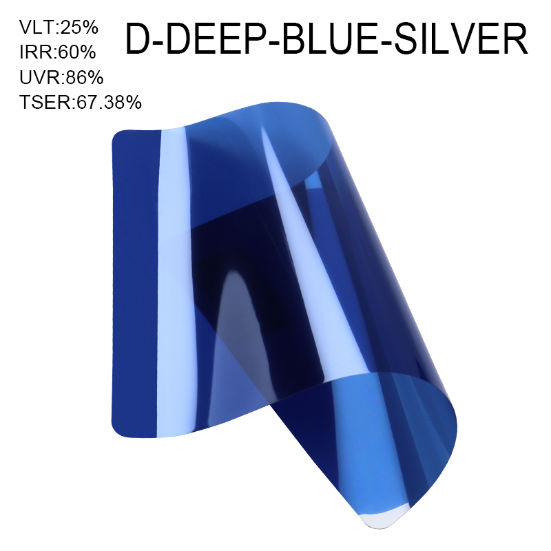 D-Bleu profond-argent