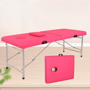 Katlanabilir, taşınabilir ve renkli paslanmaz çelik masaj yatağı akupunktur ve çukurluğu terapi yatağı - Product Image 5