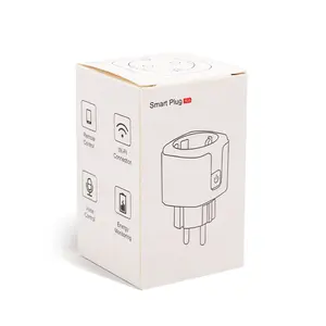 Eu Switch Tuya Smart Life 10a Alexa Smart Plug Smart Power Plug, Wifi Plug Smart Socket App Afstandsbediening Draadloos