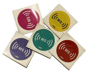 Etiquetas adhesivas NFC 13,56 MHz Iso14443a, etiqueta NFC RFID Ntag213, 25mM - Product Image 2