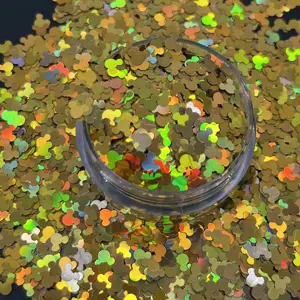 Groothandel Holografische Chunky Gemengde Mickey Vorm Glitter Voor Festival Decoratie
