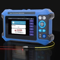 OTDR 16-en-1 avec écran 4,3 pouces, 1625 nm, 28 dB, 26 dB, testeur de câble fibre optique FTTH 10G OPM et équipement d'outil de test de réseau RJ45