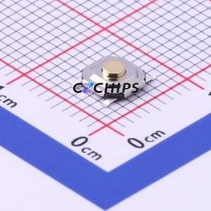 TS-1187A-B-C-B Tactile Switch SMD Switch Single Pole Single Throw Round Button 1.6N Vertical Mount - Product Image 1