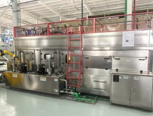 Pulitore a Ultrasuoni a Spruzzo per Bottiglie Sottovuoto PLC 50/5 kW 380V con 1 Anno di Garanzia - Product Image 1