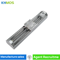 Modul Motor Linear KHMOS HYS100 G1620 800mm Sisi Kanan 30kg 0.03mm Penggerak Sekrup 16mm Untuk Penanganan Material Perangkat Otomasi 3C