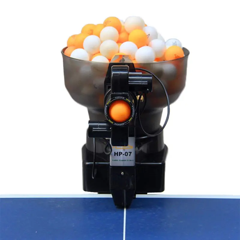 HuiPang-máquina de servicio de pelota de tenis de mesa, automática, para interruptor de entrenamiento, Robot programable, HP 07