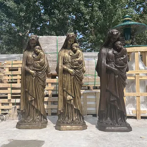 Estatua religiosa de bronce de la Virgen María para decoración de Iglesia - Product Image 1