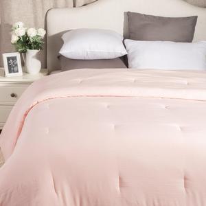 Costura Rosa cálido poliéster hotel acolchado suave edredón - Product Image 2