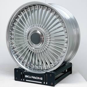 Jantes forgées Bku <span class=keywords><strong>2</strong></span> pièces 5x120 23 24 pouces, jantes en alliage multi-rayons personnalisées pour <span class=keywords><strong>Rolls</strong></span> <span class=keywords><strong>Royce</strong></span> Phantom Cullinan Ghost <span class=keywords><strong>Wraith</strong></span> Spectre - Product Image 3