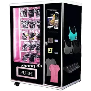 Hot ternos de fitness camisas roupas da máquina de venda automática com função de publicidade