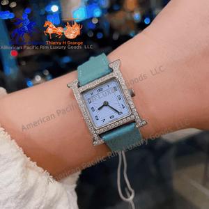 Reloj de Lujo de Moda Estilo Rapper con Diamantes de Laboratorio y Moissanita Mecánica de la Marca H, Joyería Hip Hop de Alta Gama, Analógico Ronda - Product Image 1