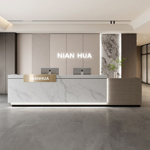 Bancone Reception Moderno per Aziende, Hotel, Negozi, Centri di Formazione, Saloni di Bellezza e Cassa - Product Image 1