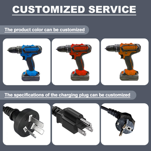 Dewai công suất cao hai đầu khoan tay đặt ba chức năng kim loại Chuck Lithium tác động khoan biến pin hộp làm việc bao gồm - Product Image 5