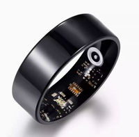 Bague Intelligente Multifonctionnelle Étanche Couleur Unie, Moniteur de Fitness, Fréquence Cardiaque et Sommeil, Contrôle à Distance, Bijou de Doigt