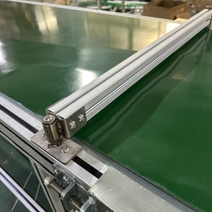 Düşük Gürültülü Alüminyum Çerçeveli Motorlu Ayarlanabilir Hızlı, Verimli Paket Taşıma İçin Tasarlanmış Düz Bantlı Konveyör - Product Image 5