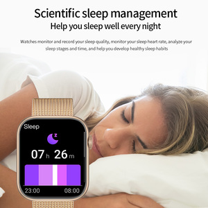 Умные часы LIGE BW0439 с мониторингом температуры для мужчин и женщин, звонки, золотистый стальной браслет, фитнес-часы, измерение давления, 2 ремешка - Product Image 6