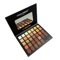 Nouvelle palette de maquillage pour les yeux imperméable longue durée 35 couleurs Maquillage nacré mat brillant paillettes Palette de maquillage pour la scène