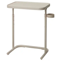 Bureau d'ordinateur de table de bureau réglable en hauteur d'étude à domicile noir