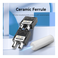 Factory Price 1X9 10M Fiber Optic Transceivers ST 3.3V 1310nm 20KM Single Mode Dual Fiber Low Latency Data Transmission GIANTECH