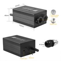 Kit d'éclairage à fibres optiques RGBW 12W Twinkle à deux têtes avec télécommande/application intelligente pour la décoration de plafond de voiture