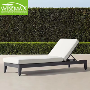 أثاث WISEMAX لجميع الأحوال الجوية ، أثاث بجانب المسبح ، إطار من الألومنيوم ، ووسادة مقاومة للماء ، كراسي التشمس لحديقة وحمام السباحة - Product Image 5