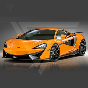 Lèvre avant en fibre de carbone <span class=keywords><strong>NS</strong></span> pour Mclaren 540C 570S 570GT 2015-2018 - Product Image 5