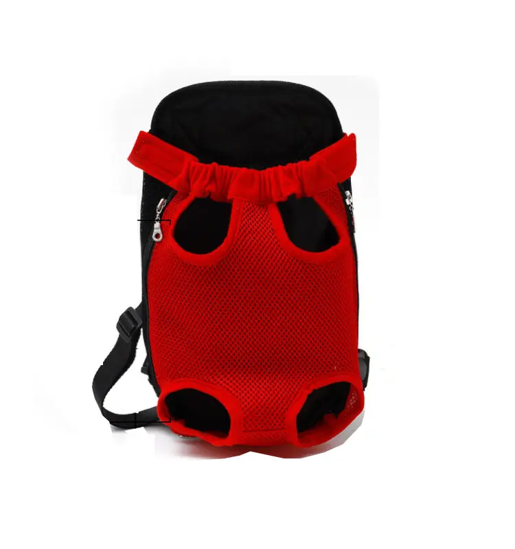Petto in materiale Mesh traspirante regolabile che indossa gambe fuori coda fuori design borse da viaggio per animali domestici confortevoli per viaggiare