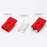 Adaptateur de charge rapide à courant élevé pour batterie au lithium automobile, chariot élévateur, contact en cuivre CHENF 50A-600V, prise de courant SB50A/SB120A