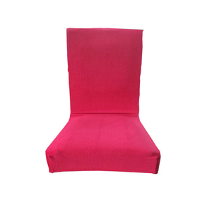 Housse de chaise de salle à manger en velours et spandex, extensible dans 4 directions, courte, élastique, vente en gros - Product Image 2
