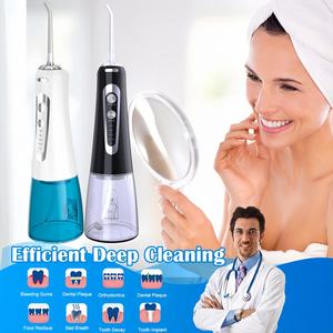 <span class=keywords><strong>Irrigador</strong></span> <span class=keywords><strong>Dental</strong></span> Eléctrico Inalámbrico Portátil Más Vendido con Boquilla de 360 Grados, Carga USB-C, Depósito de Agua Desmontable de 400 ml y 5 Boquillas - Product Image 5