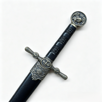 Mini-dague populaire LOTR de 35 cm, 0,15 kg, avec poignée gravée en bronze antique à l'emblème d'un aigle, pour collection de cosplay