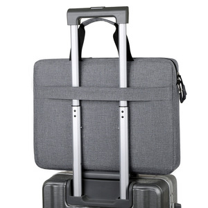 Waterproof Durable <b>Laptop</b> Bag Business Briefcase Lightweight Portable Crossbody Shoulder Tote Sleeve Genuine Leather Briefcase - Product Image 6