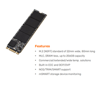 SSD M.2 2280 SATA III sans DRAM, avec fonction ECC intégrée pour matériel de passerelle industrielle compacte de calcul en périphérie