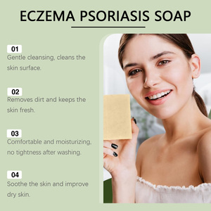 Savon OceAura en gros pour l'eczéma <span class=keywords><strong>et</strong></span> le psoriasis, nettoyant en profondeur, hydratant, soulageant la peau sèche, irritée <span class=keywords><strong>et</strong></span> squameuse, savon pour le visage <span class=keywords><strong>et</strong></span> le corps au <span class=keywords><strong>lait</strong></span> <span class=keywords><strong>de</strong></span> chèvre - Product Image 4