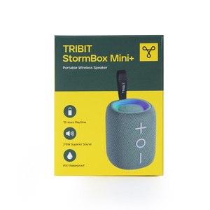 Enceinte de voyage légère Tribit Stormbox Mini Plus, son panoramique, coque durable, sortie 12W, idéale pour le camping - Product Image 6