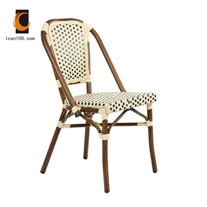 China Manufacturer Mediterranean <strong>Uk</strong> Style High Quality Woven Rattan Chair Rattan Chair Outdoor Dining Chair Chaise Bistrot - Product Image 3