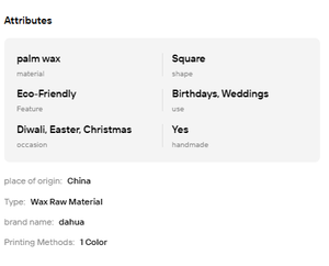 Cire de palme solide blanche pour la fabrication de bougies - Product Image 6