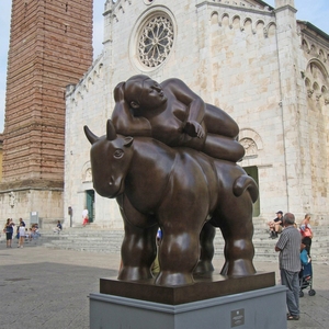 Escultura de Bronce Personalizada de Gran Tamaño, Arte en Latón Fundido, Decoración para el Hogar y Jardín, Fernando Botero, Hombre y Mujer Desnudos, en Venta - Product Image 3