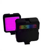 Support de téléphone portable magnétique RGB, trépied, lumière d'appoint, étanche, antichoc, température de couleur réglable, portable, caméra de poche