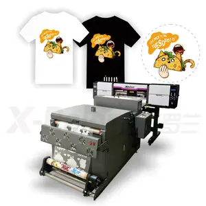A1 ПЭТ пленка текстильная прямая печать на одежде пользовательский DTF трансфер 60 см Термотрансферная виниловая печатная машина для футболок